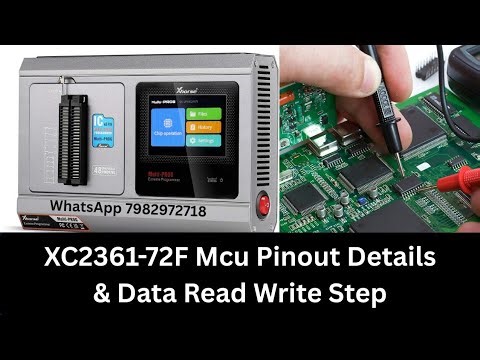 XC2361A-72F Mcu Number Pinout of Multi Prog #Crash #MultiProg #Airbag #ModuleReset
