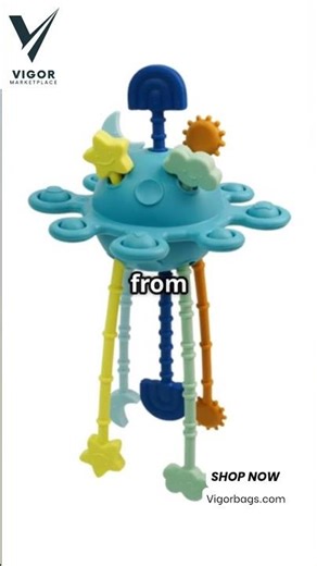 👶✨ Montessori Pull String Sensory Toy for Babies – Teething, Learning & Fun in One! 🎉