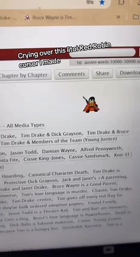 Creating a Custom Red Robin Cursor Tutorial