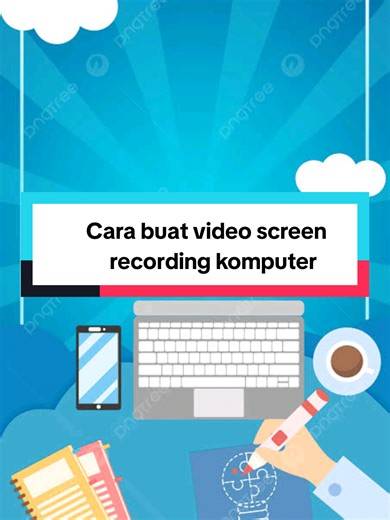 Cara buat video screen recording komputer anda saat sedang membuka aplikasi microsoft word . #pyfツ