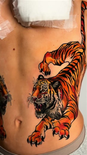 Incredible Tiger Tattoos by Female Tattoo Artist