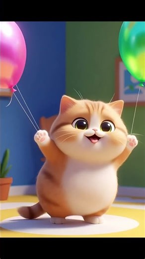 Cutest Flying Cat on the Internet 😍🎈” #shortvideo #shorts #cute #funny #cutecat