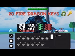 20 Fire Dragon Keys 🐉 🔑 - AOPG roblox