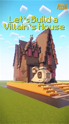 Despicable Me Gru's House Build #villians #despicableme #minecraftbuilding #minecraft #house