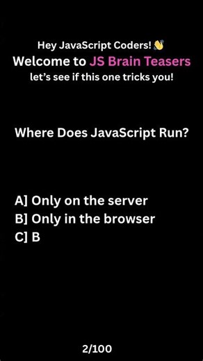 JavaScript Brain Teaser #2 #jsquiz #javascriptshorts
