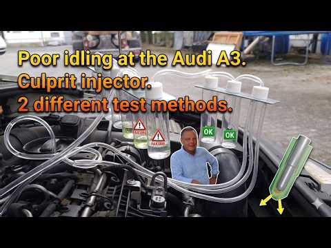 1.6 TDI Injector DiagnosisPoor idling at the Audi A 3. Culprit injector. 2 different test methods