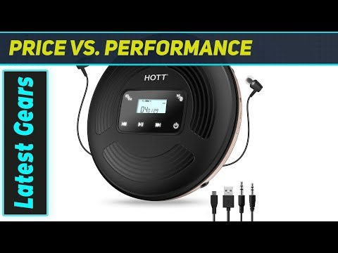 HOTT CD903TF: The Best Portable CD Player for Your Car with Bluetooth!