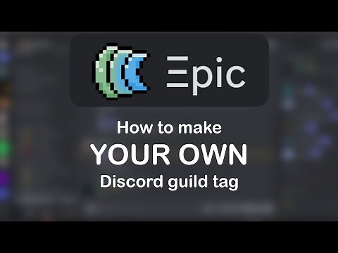 How to make YOUR OWN server tag on Discord in 2025