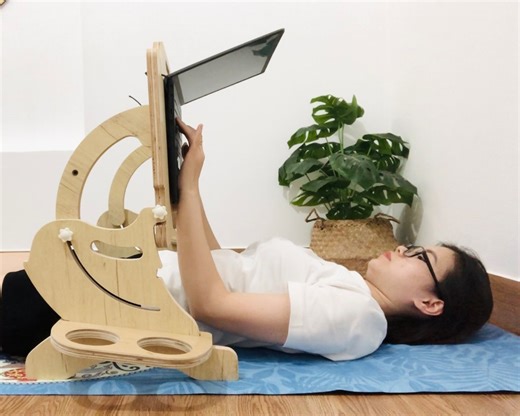 Buy Laptop Desk Designed for Lying Down Sitting Posture, Helping to Relax the Neck & Back, Various Positions: Sitting Lying on Bed, Sofa, Floor Online in India - Etsy