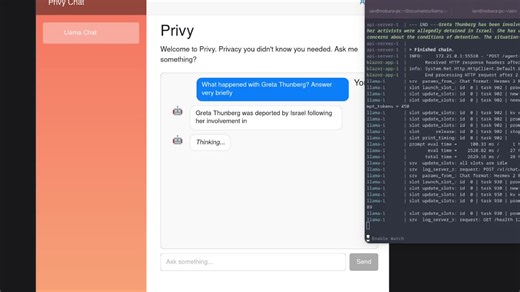 I made my little local A.I. chat bot run inside a Docker container and open sourced it. It uses SearXNG, Uvicorn, Llama cpp, and Blazor. I use it with Qwen3 (The Alibaba Mixed Experts model). With… | Jaden Horst