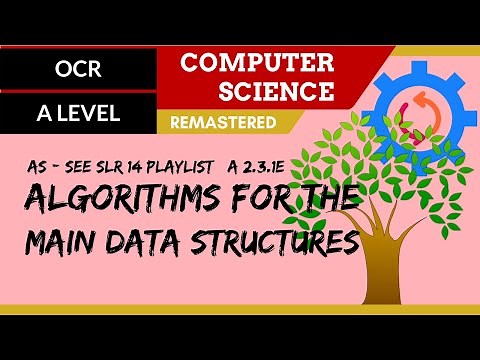 148. OCR A Level (H046-H446) SLR25 - 2.3 Algorithms for the main data structures