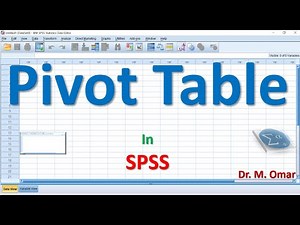 How to change format of Pivot Table in SPSS