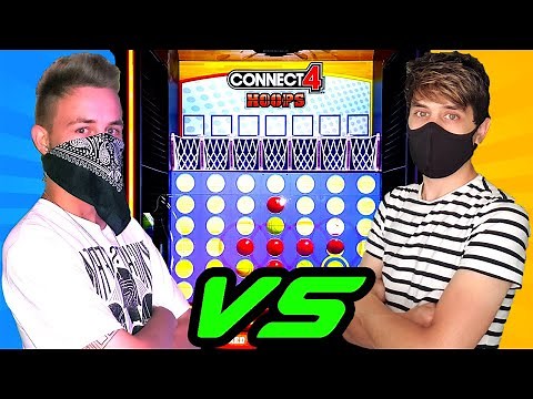 FIRST TO CONNECT 4 WINS $100! ARCADE CHALLENGE HOOPS!