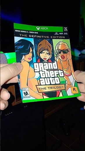 grand theft auto trilogy the definitive edition xbox series x #gta #xbox#shorts