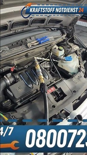 ❌ Mercedes A-Klasse falsch getankt (A9 Hilpoltstein)? Benzin im Diesel – Bloß NICHT starten!