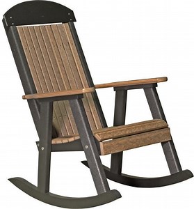 High Back Rocking Chair | Luxcraft Outdoor Porch Rocker