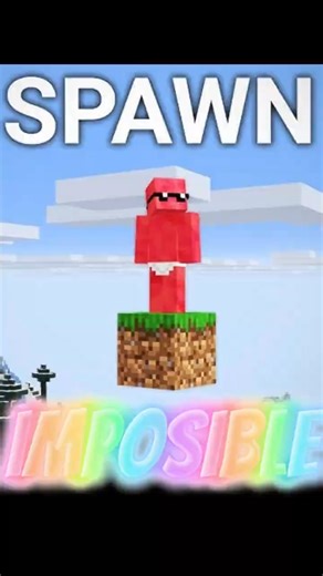 🤑🤑La SEED IMPOSIBLE🤑🤑 #minecraft #viral #polillo0001