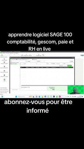 apprendre les logiciels de la suite SAGE 100 en live. comptabilité gestion commerciale paie et RH saisies de caisse immobilisations #gestion #sagesse #viraltiktok #toutlemonde