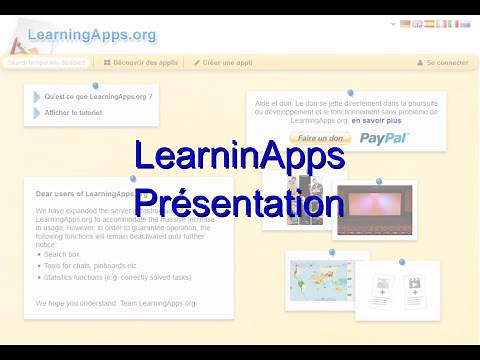 LearningApps - 01 - Présentation