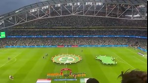 Amhrán na bhFiann being sung by Lisa Lambe before Ireland's clash with the Netherlands 🇮🇪💚 | Irish Mirror Sport