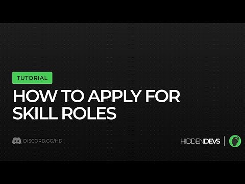 HD | How to Apply for Skill Roles