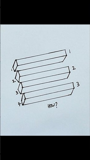 3D illusion Drawing Easy for Kids | How to Draw 3D illusion | #shorts #drawing #art #3ddrawing