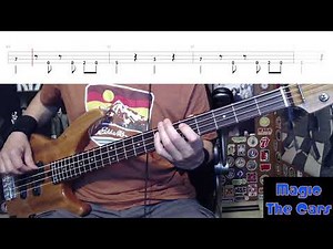 Magic by The Cars - Bass Cover with Tabs Play-Along