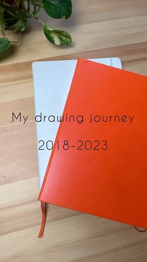 Jane Beata art on Instagram: "My drawing journey 2018-2023! I just finished the second sketchbook, complete sketchbook tour with my commentary and tips on how I practice on my YouTube channel (link in bio). Did I make some progress? I suppose, but mainly sketchbooks taught me that everyday 10-15 min practice does miracles in a long run, even when you believe yourself to be completely talent-less. All you need is to enjoy your drawing sessions and stop judging the finished product. How often do y