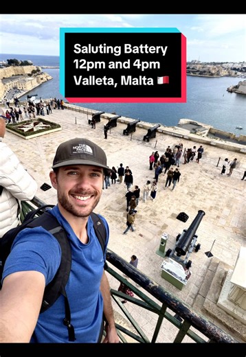Saluting Battery 12pm and 4pm Valleta, Malta 🇲🇹 #malta #malta🇲🇹 #maltatiktok #valetta #history