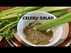 CELERY DIPPING SAUCE RECIPE | CELERY SALAD RECIPES | CELERY SALAD | CELERY SAUCE RECIPES