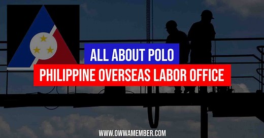 POLO - Philippine Overseas Labor Office - Purpose, Functions and Responsibilities