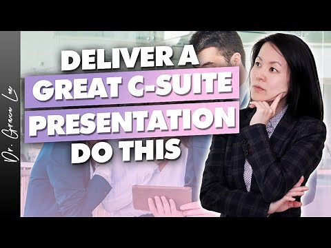 3 Strategies to Ace Your Presentations to C-Suite - Executive Coaching