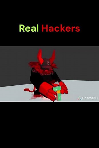 Fake hackers vs real hackers #roblox#edit