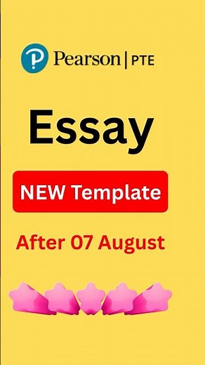 pte essay writing template 2025