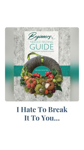I hate to break it to you but… If you’re skipping the basics, your projects will always feel harder than they should. Learning to shape solid foundations is the #1 way to make needle felting less frustrating and way more fun. 💡 Once you’ve mastered the basics, you’ll waste less wool, gain confidence, and see real progress in your projects. That’s exactly what my book Beginner’s Guide to Needle Felting Basic Shapes & Techniques is all about — step-by-step tutorials to help you build solid skills