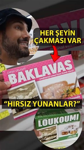 They're selling Turkish desserts as "Greek"? 🤬 I wasn't expecting this...