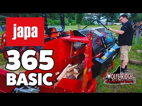 Japa 365 Basic - Tractor PTO Powered Firewood Processor at Wolfe Ridge!
