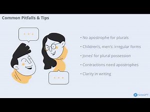 the rules for using the apostrophe.