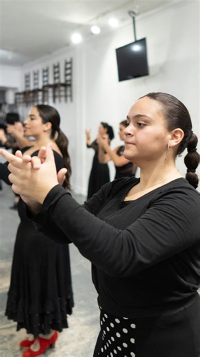Siudy Flamenco on Instagram: "Did you know that clapping “Palmas” is a percussion instrument in flamenco? 👏🎵 “Palmas” Clapping provides great percussion accompaniment for the dancer and is typically performed by the singers or professional clappers who accompany the musicians. There are two ways to produce sound with clapping “Palmas”: • Muted claps: they produce a deep sound • Open claps: as the name suggests, they are higher in pitch Clapping is also used as an additional resource in dance, 