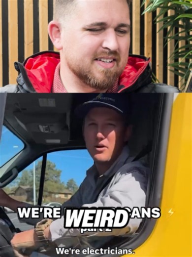 Unfortunately, every single one of these is true 😂⚡ The video takes a hilarious look at electrician stereotypes, and Brad isn't exactly rushing to defend the trade. 💀 Apparently, every electrician has pointed at a random building and told their spouse: