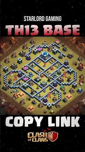 NEW TOWN HALL 13 War Base with Link 2025 - Clash of Clans