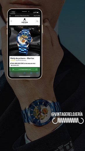 82 reactions · 26 comments | ⌚ RELOJ DE PULSERA WARRIOR  Diseño...