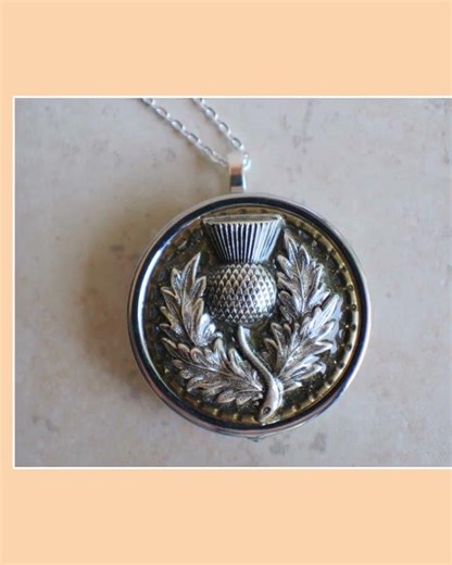 Thistle Music Box Locket