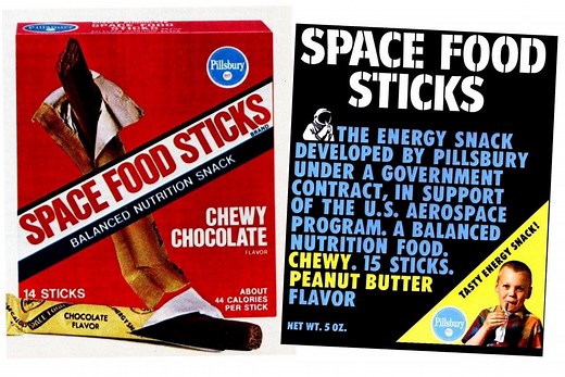 Pillsbury Space Food Sticks, the vintage snacks for astronauts that kids loved - Click Americana