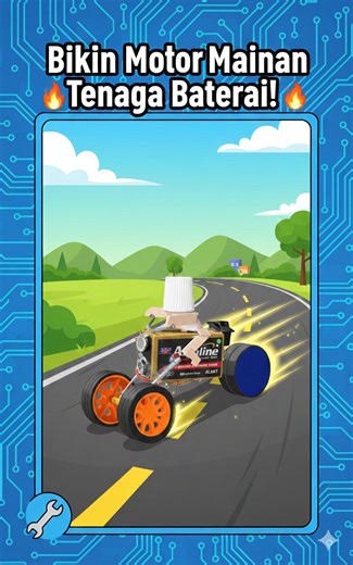 Toy MecLab on Instagram: "⚡ Motor Robot dari Barang Bekas? Ternyata Bisa Jalan! #diy #mainanunik #mainananak"