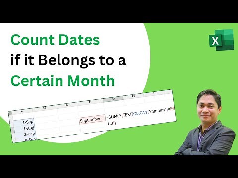 Count Dates if it Belongs to a Certain Month