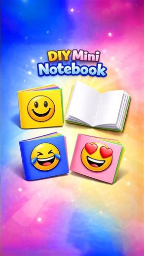 No Glue, No Stapler DIY Mini Notebook | how to make mini notebook #diy #notebook #papercrafts #short