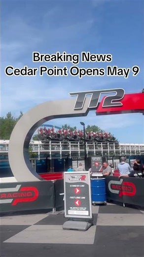 Opening Day for Cedar Point 2026 Announced! #cedarpoint #rollercoaster #amusementpark