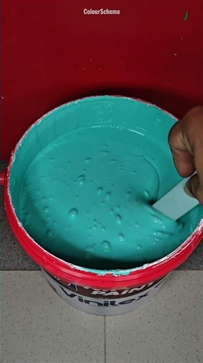Paint Mixing | Making deep Turquoise Color #machine #mixing #colors