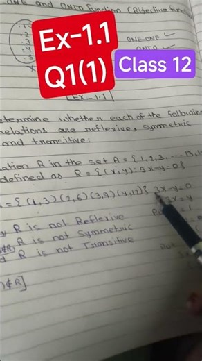 #class 12 ex-1.1